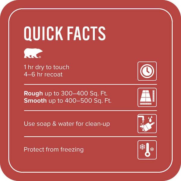 1 gal. #OSHA-5 OSHA SAFETY RED Self-Priming 1-Part Epoxy Satin Interior/Exterior Concrete and Garage Floor Paint