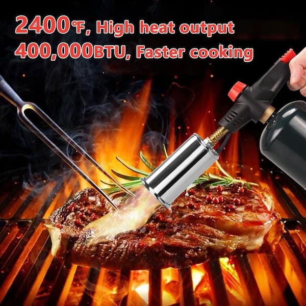 ペンダント　flame boiler JFVKAF Metal Propane Torch Silver Finish Adjustable Flame Burner
