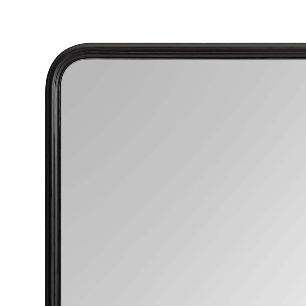 Gold Framed Rectangular Wood Wall Mirror, 24x36