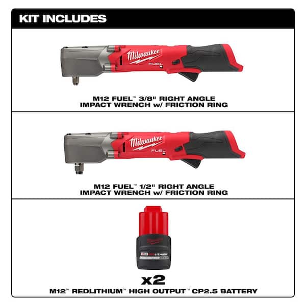 M12 FUEL 1/2 Right Angle Impact Wrench