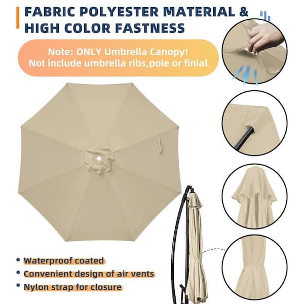 13 ft offset patio umbrella 13x13 ft / 11x15 ft Outdoor Patio Umbrella main image 1