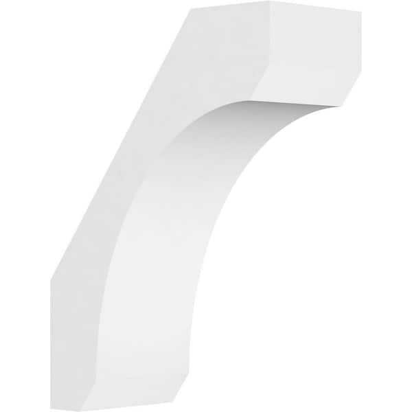 Ekena Millwork 5"W x 12"D x 16"H Standard Legacy Architectural Grade PVC Knee Brace