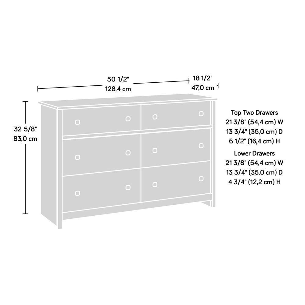 Sindoori Mango 57'' Bohemian Double Dresser with Deep Drawers