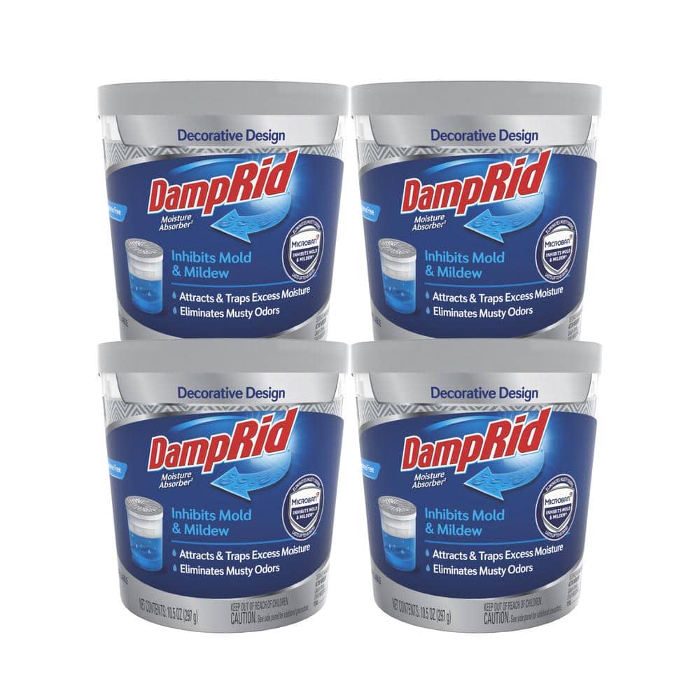 DampRid Disposable Moisture Absorber with Activated Charcoal, 18 oz., 3  Pack, Fragrance Free, Moisture Absorber & Odor Remover, Lasts Up To 60  Days, No Electricity Required : : Home
