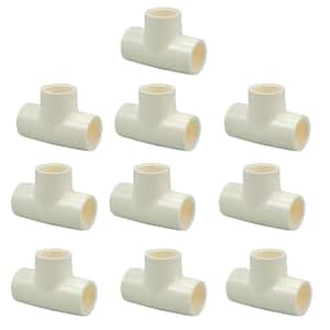 1/2 in. CPVC-CTS Slip x Slip Tee Fitting (10-Pack)