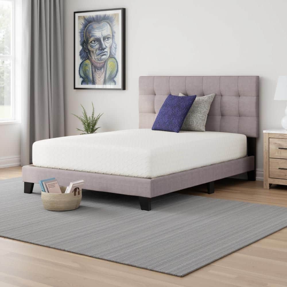 Jeny Queen Medium Firm Memory Foam, 8 in. Mattress with Cool Stretch Cover price history on PriceWatchPro