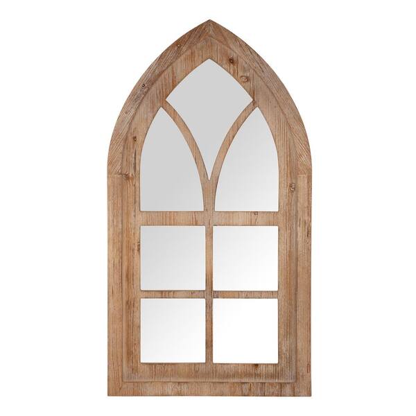 Glitzhome Large Irregular Brown Gothic, Large Gothic Wall Mirror