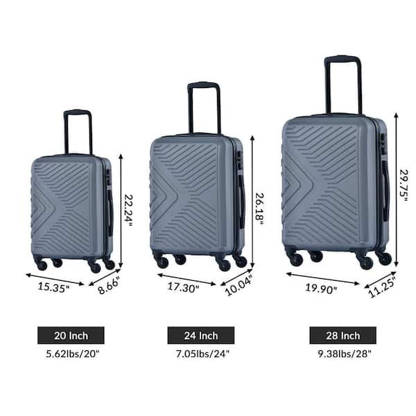 ukuran luggage 24 inch