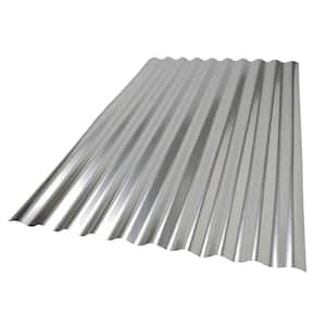 24 in. x 36 in. Corrugated Galvanized Steel 31-Gauge UT Project Panel (4-Count)