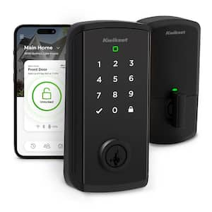 Halo Select Touchscreen Wi-Fi and Matter Enabled Smart Lock Deadbolt in Matte Black