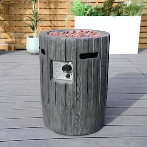 Penny outdoor vertical wood grain effect heater