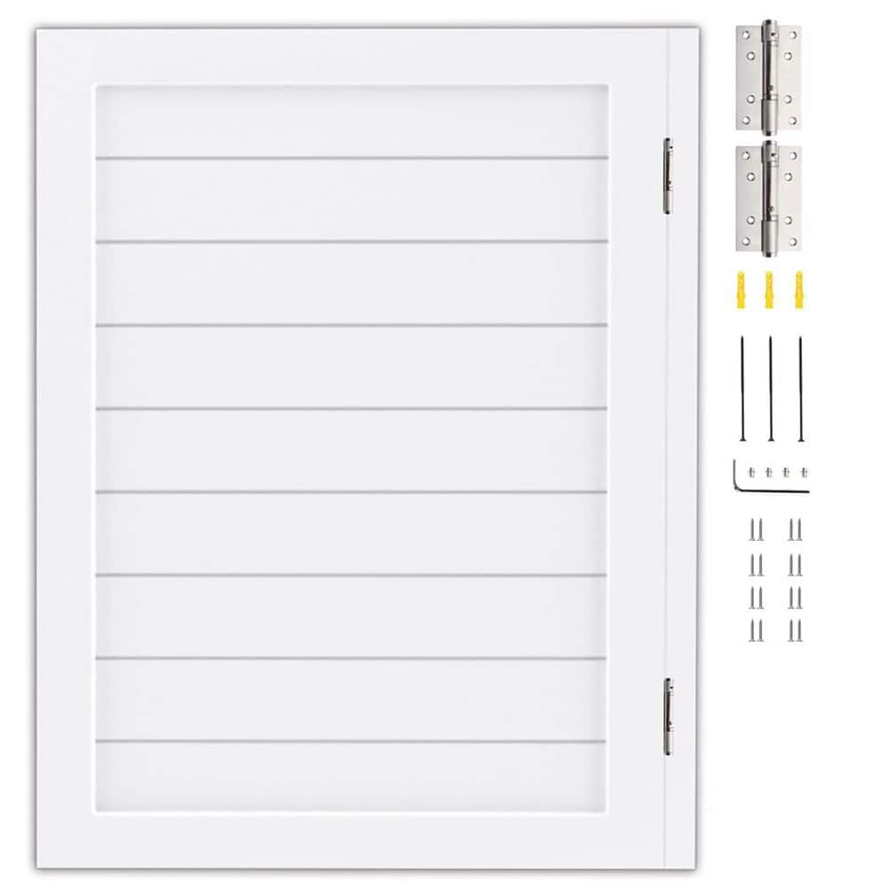 24 in. x 36 in. Wood Modern Saloon Door for House, Kitchen, Doorways, White Interior Cafe Half Door with Hardware price history on PriceWatchPro