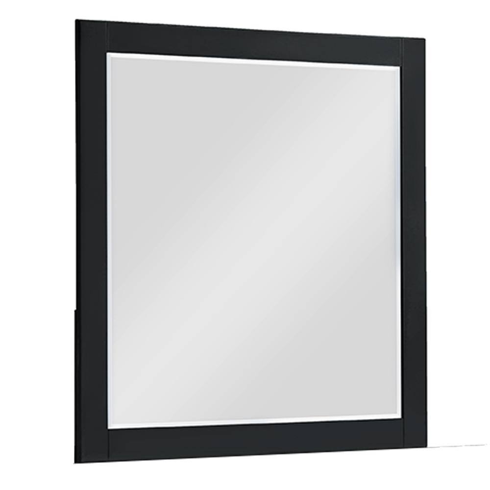 Best Master Furniture Bellanova 36 in. W x 36 in. H Wood Black Wall ...