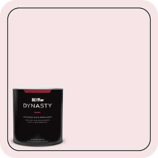 BEHR DYNASTY 1 qt. #RD-W1 Pink Prism Matte Interior Stain-Blocking Paint & Primer