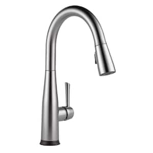 Essa Touch/Touchless Arctic Stainless 16 in. H Pull Down Sprayer Kitchen Faucet with 360 Degree Spout Swivel