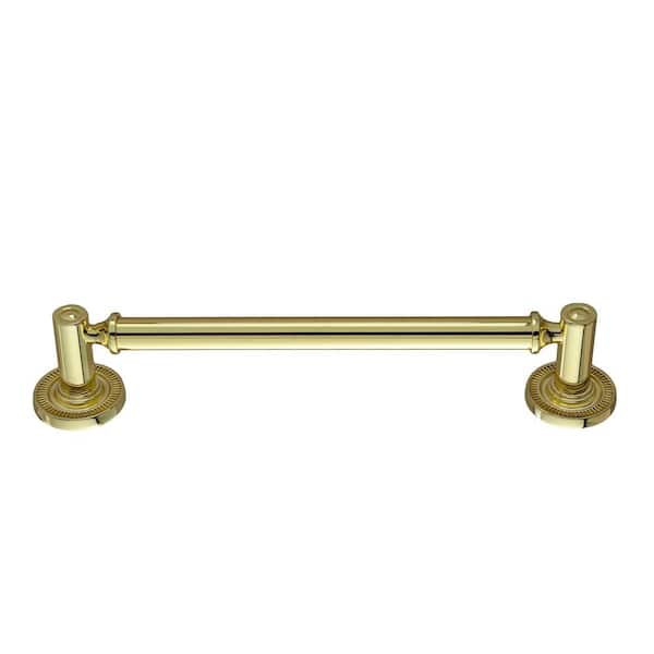 Sumner Street Home Hardware Minted 6 in. (152 mm) Center-to-Center Traditional Polished Gold Bar Drawer Pull