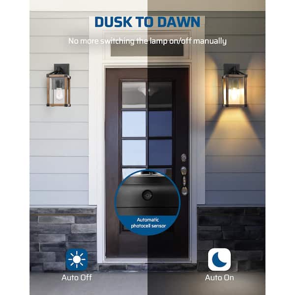 Dusk to Dawn Light Control Sensor Socket, 360° Sensor Rotation, Compatible with LED/INC/CFL/Halogen Bulbs, 4 Pack