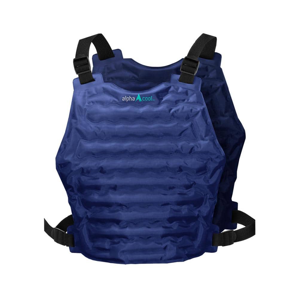 ALPHACOOL Unisex 1-Size Navy Polar Cooling Ice Vest AC-NIV-N