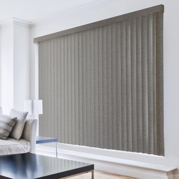 Home Decorators Collection Pearl Gray Cordless Textured Vertical 