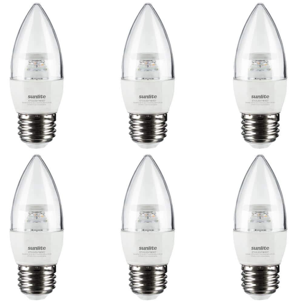 60-Watt Equivalent B13 Dimmable Medium E26 LED Light Bulbs, Warm White 2700K (6-Pack) price history on PriceWatchPro