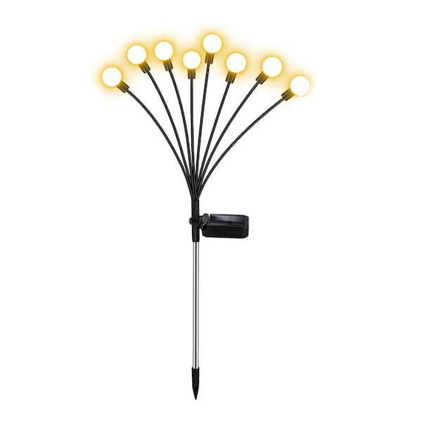 Solar Garden Lights Outdoor 32LED Waterproof 4-Pack Solar Powered Swaying Lawn Decor for Yard Pathway Patio