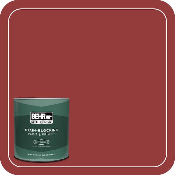 BEHR ULTRA 1 qt. Home Decorators Collection #HDC-WR15-12 New Sled Extra Durable Semi-Gloss Enamel Interior Paint & Primer