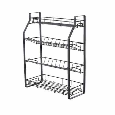 Seville Classics Expandable Bamboo Spice Rack Step Shelf Cabinet Organizer  BMB17087 - The Home Depot