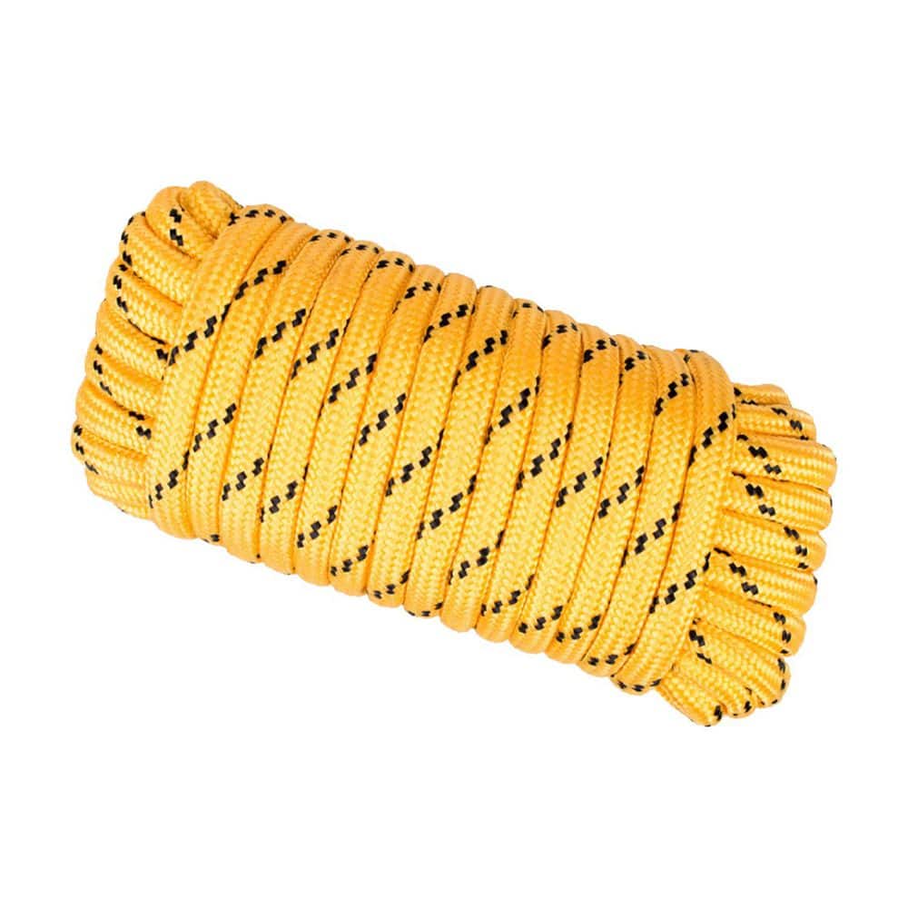 1/2 inch x 50 ft. Diamond Braid Polypropylene Rope-Yellow price history on PriceWatchPro