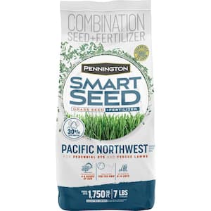 Smart Seed Pacific Northwest 7 lb. 1,750 sq. ft. Grass Seed and Lawn Fertilizer