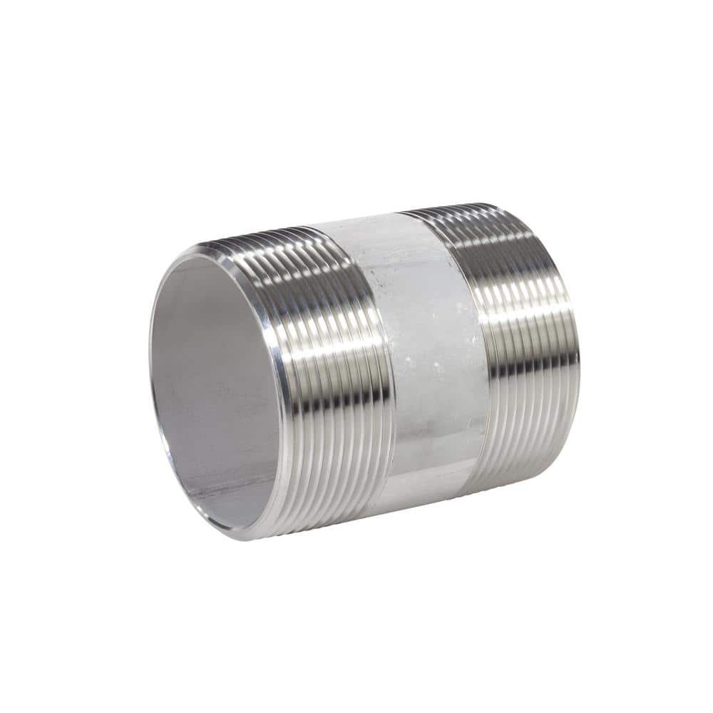 3/4 in. X 3 in. Schedule 40 Threaded Stainless Steel Welded Nipple Fitting price history on PriceWatchPro