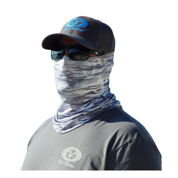 Flying Fisherman Pro Series Graywater Sunbandit Face Mask in Camo
