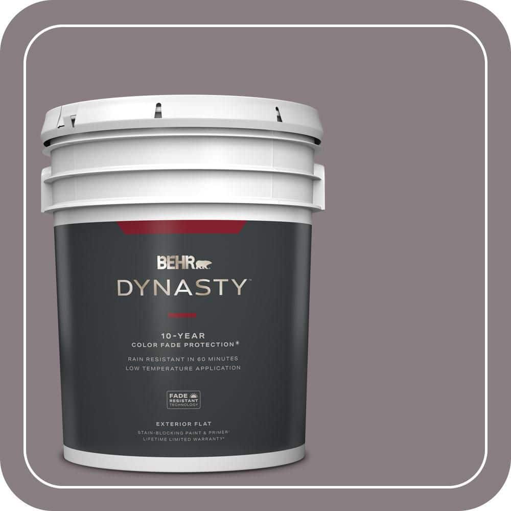 5 gal. #N570-4 Classy Plum Flat Exterior Stain-Blocking Paint & Primer price history on PriceWatchPro