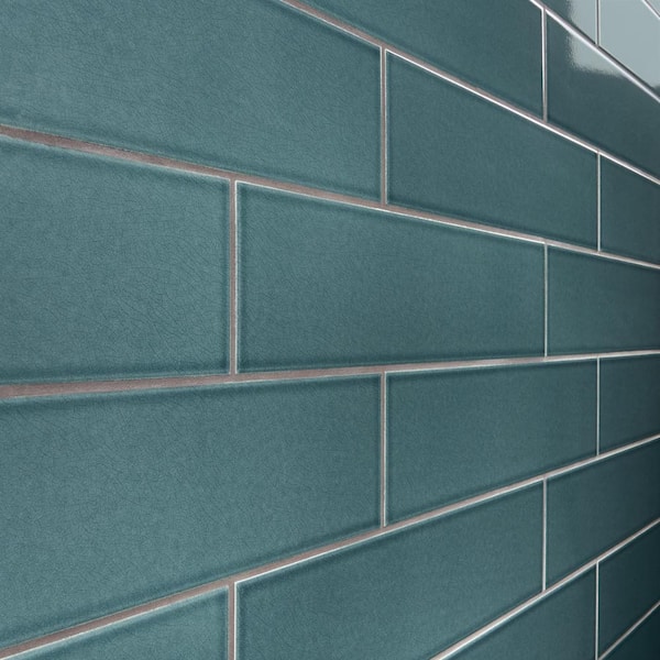 Ivy Hill Tile Colorwave Emerald Green 4.43 in. x 17.62 in