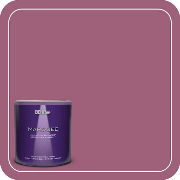 BEHR MARQUEE 1 qt. Home Decorators Collection #HDC-WR15-2 Passion Plum Eggshell Enamel Interior Paint & Primer