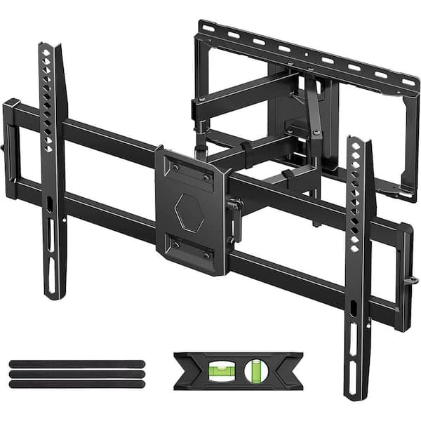 Full Motion Wall Mount TV Bracket for 47-84 in. Flat Screen TVs Max VESA 600x400mm, Holds up to 132 lbs. Fits 8" 12" 16"