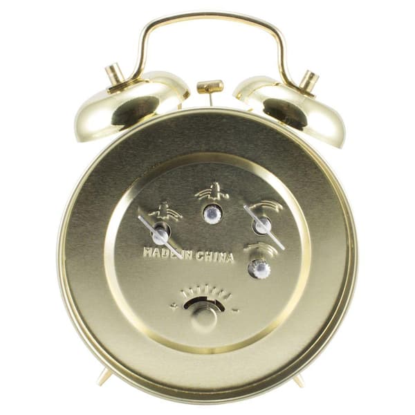Twinbell Classic Manual Keywound Equity Alarm Clock by LaCrosse #15396 
