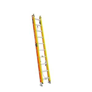 20 ft. GlideSafe Fiberglass Extension Ladder, 300 lbs. Load Capacity Type IA Duty Rating