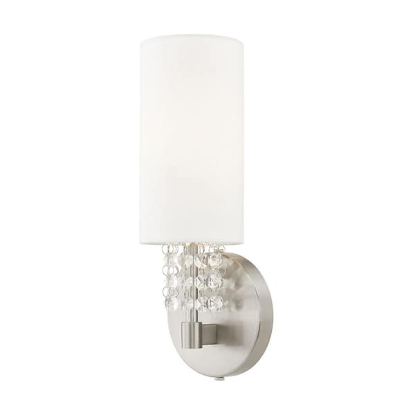 Carlisle 1-Light Brushed Nickel ADA Wall Sconce