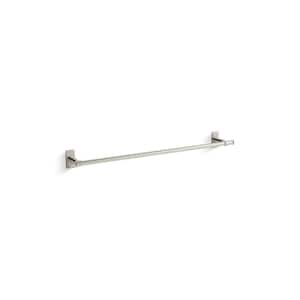 Castia By Studio McGee 24 in. Wall Mounted Towel Bar in Vibrant Polished Nickel
