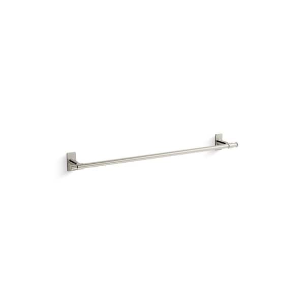 KOHLER Castia By Studio McGee 24 in. Wall Mounted Towel Bar in Vibrant Polished Nickel