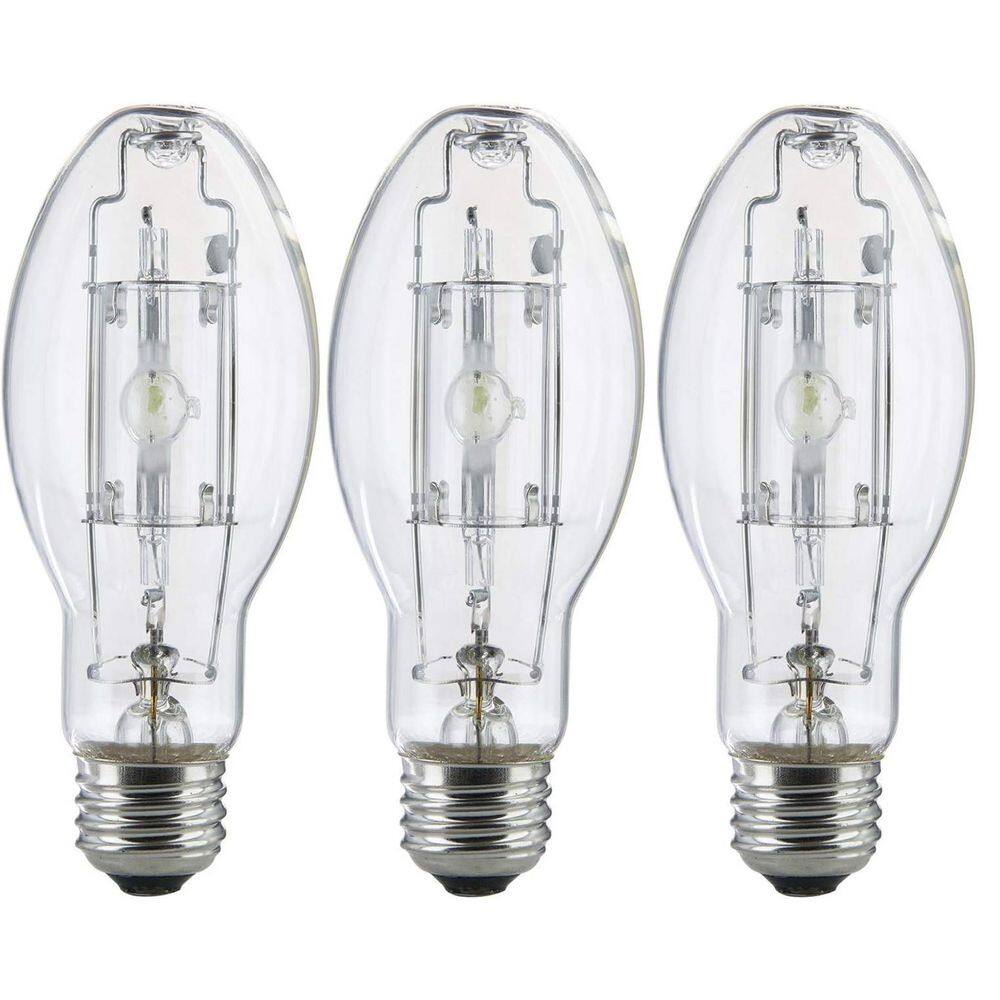 150-Watt ED17 Shape Cool White (4000K) Clear Metal Halide E26 Medium Base HID Light Bulb (3-Pack) price history on PriceWatchPro