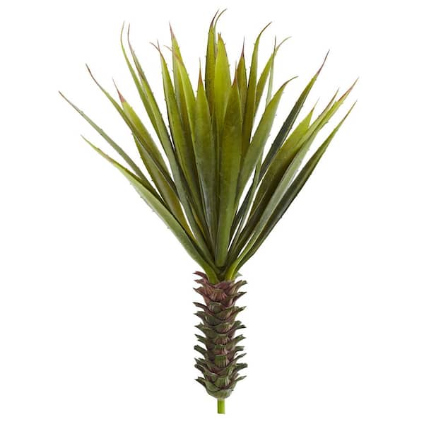 Nearly Natural Artificial Spiky Agave Succulent Plant (Set of 2)