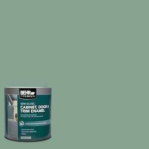 1 qt. #MQ6-11 Mossy Bench Semi-Gloss Enamel Interior/Exterior Cabinet, Door & Trim Paint