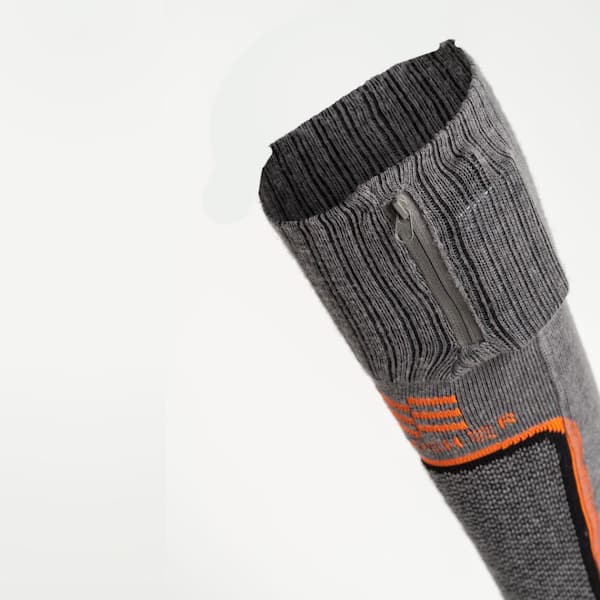 Mobile Warming Premium 2.0 Heated Socks (Grey) 