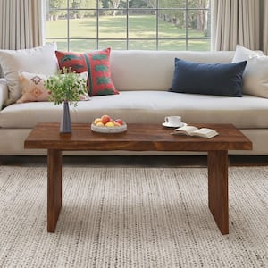 OrangeOne Salah 47.72 in. Rustic Brown Rectangle Natural South