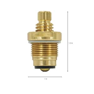 1 1/2 in. 16 pt Broach Hot Side Stem for Royal Brass Replaces U185R