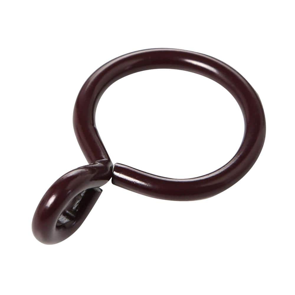 Cocoa Nickel 1-Inch Curtain Eyelet Rings