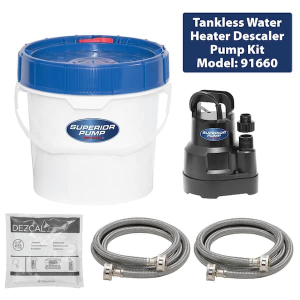 Superior Pump Tankless Water Heater Descaler Pump Kit