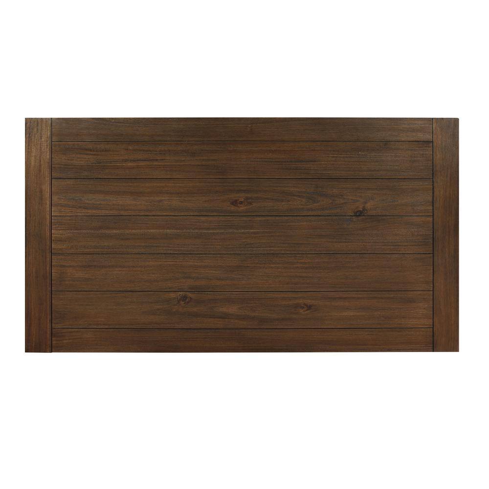 Joanna Two-Tone Ivory and Mocha Rectangular Coffee Table with Storage