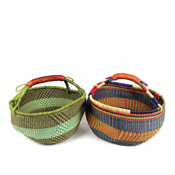 Fairtrade Large Woven Plastic Baskets